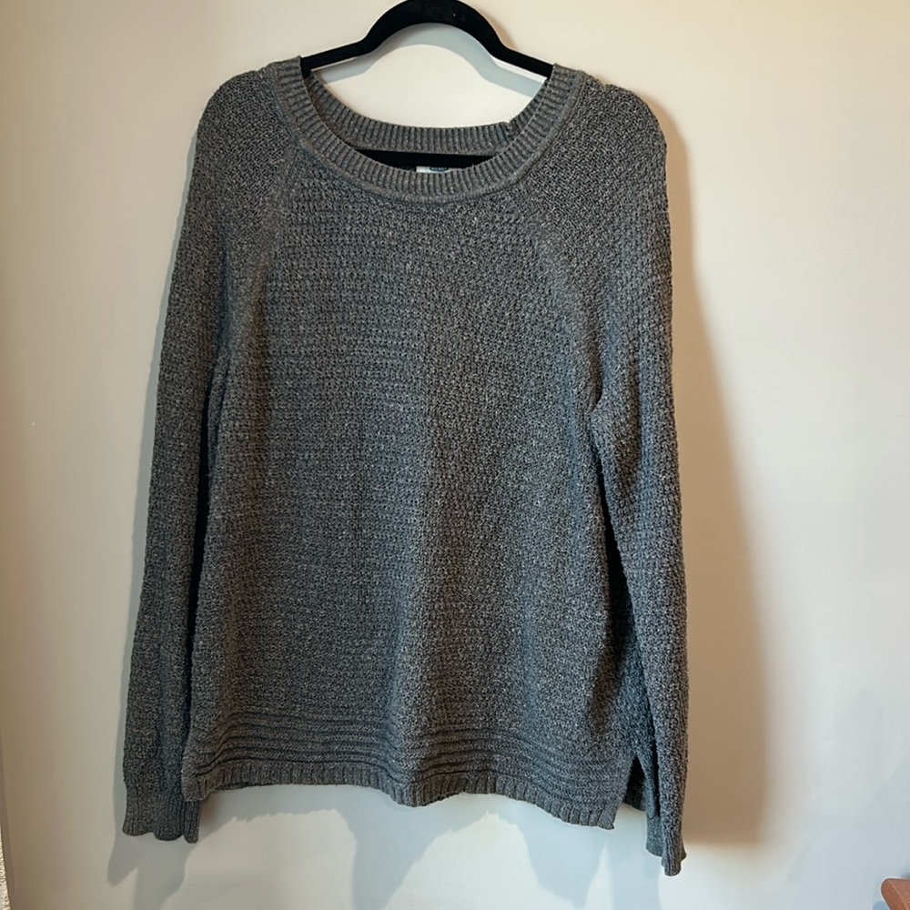 Heather grey sweater